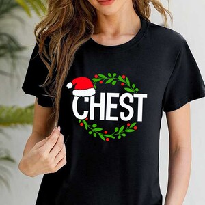 Kastanien SVG, Weihnachten paar Shirts SVG, lustige Chritmas SVG, Erwachsene Weihnachten, passende Shirts Bild 2