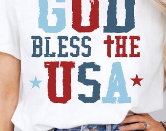 God Bless the USA PNG digitaler Download