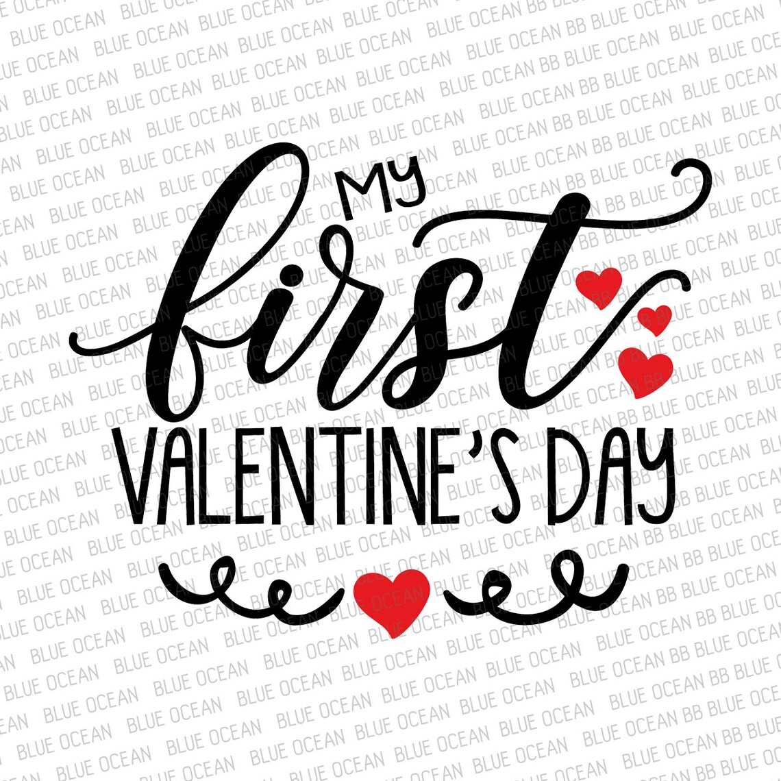 My First Valentine’s Day SVG 1st Valentines Day SVG | Etsy