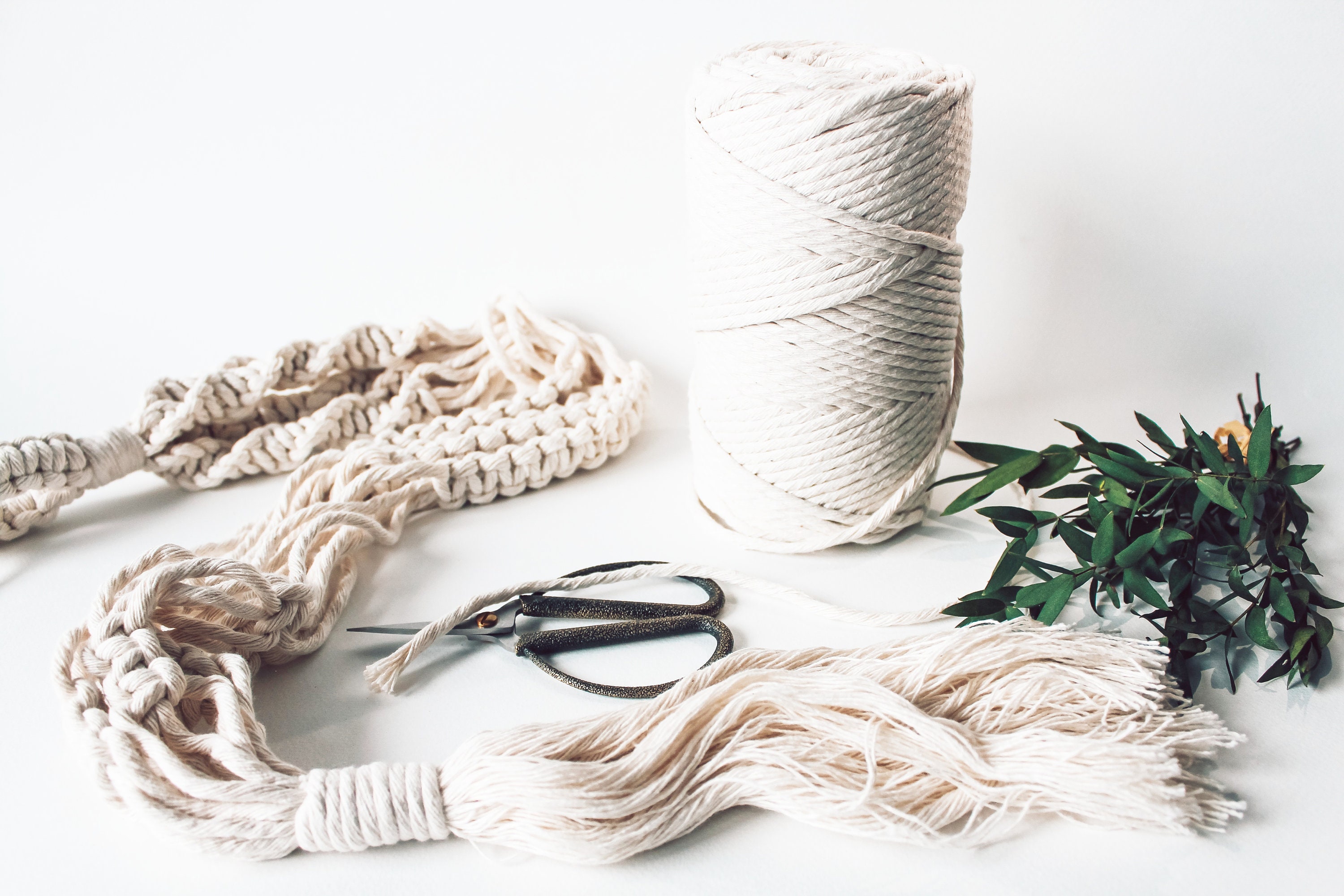 Cordón de algodón natural de una sola hebra 4mm cuerda de Etsy Cordón de algodón natural de una sola hebra 4mm cuerda de Etsy