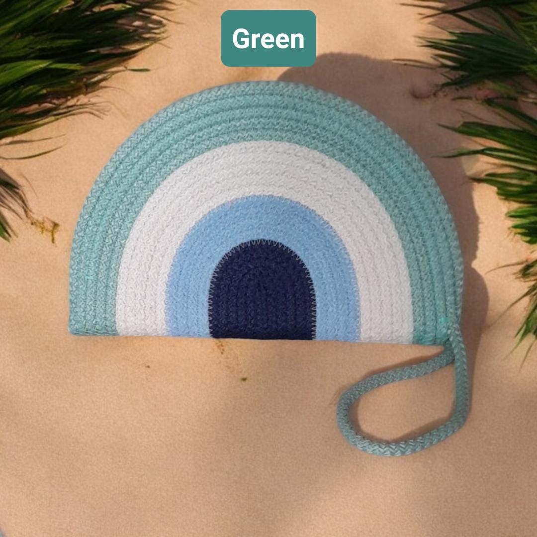Evil Eye Embroidered waist belt bag for women