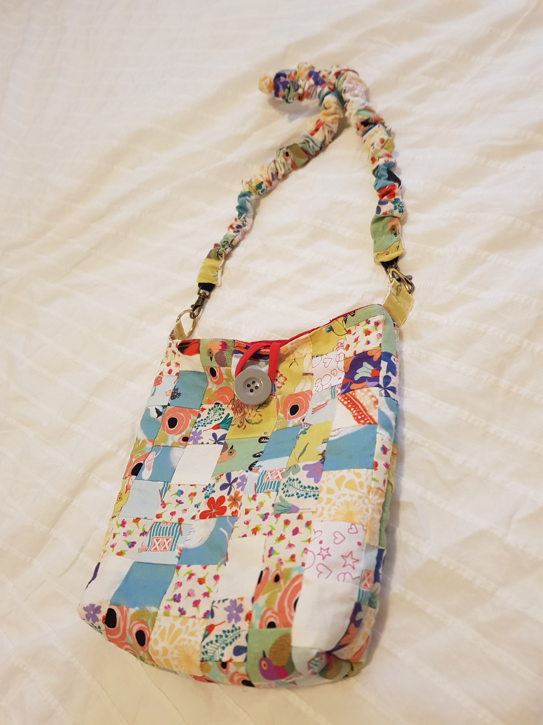Patchwork handmade bag ideal for lovely gift free Etsy