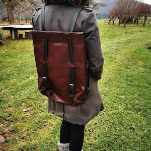 Borsa/zaino in pelle