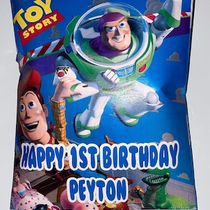 Toy Story  Inspired Chip Bag - TOY STORY  Party Favors - Toy Story   Birthday - Chip Bag Template - Digital - Printable Chip Bag