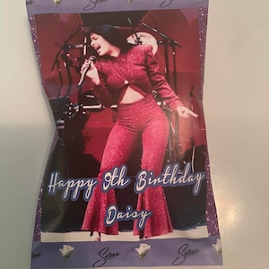 Selena Digital Chip Bag Download - Selena Party Favors - Selena  Birthday - Chip Bag Template - Digital - Printable Chip Bag