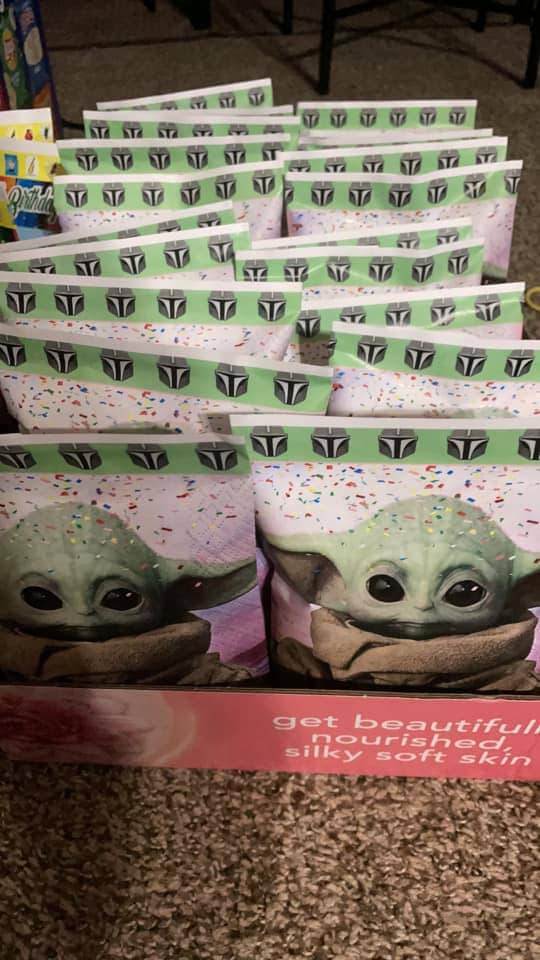 Yoda Star Wars Inspired Chip Bag YODA Party Favors YODA Birthday Chip