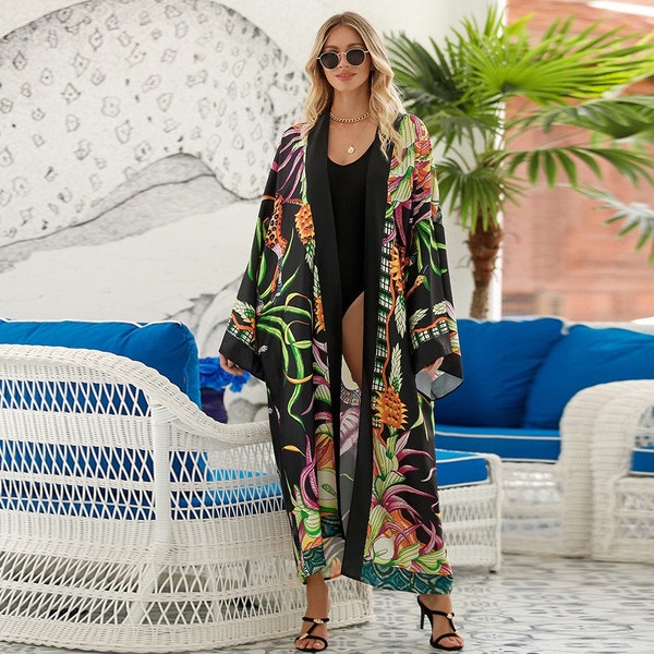 Beach Wear Long Sleeve Kimono