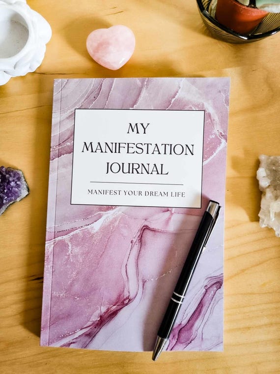 Manifestation Journal Undated 2026 // Manifestation Planner // Spiritual Christmas Gift // Manifestation Workbook // Law of Attraction