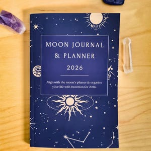 Moon Journal & Planner 2026 // Moon Phase Journal // Astrology Planner // Spiritual Journal // Spiritual Gifts // Witch Planner