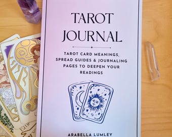Tarot Journal // Tarot Workbook // Tarot Guide // Tarot Junk Journal // Tarot Spread Journal // Tarot For Beginners