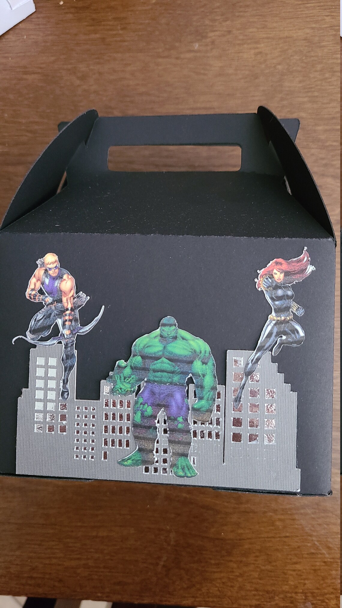 Avengers Party Favor Boxes Avengers Birthday Party Etsy