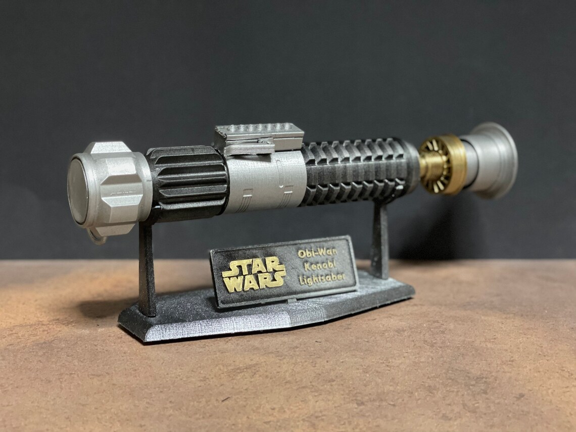 Sable de luz Obi Wan Kenobi de Star Wars Etsy