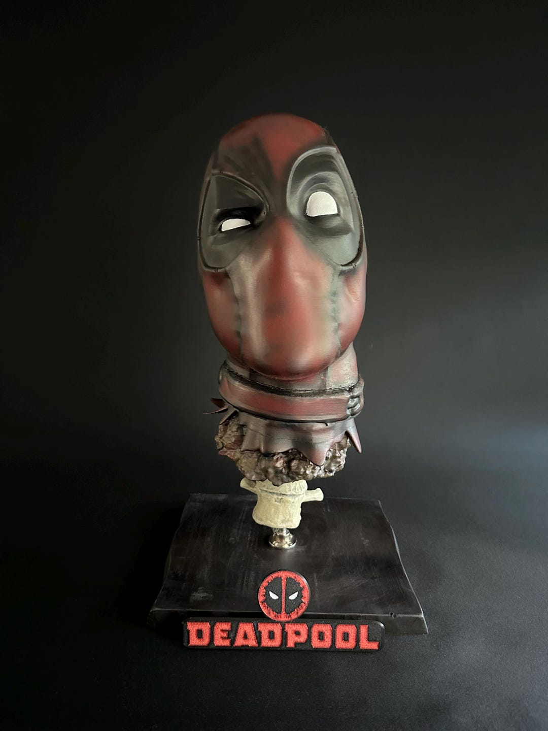 Deadpool Haed Deadpool Head Head | Deadpool & Wolverine | Replica Real Size - Etsy