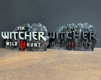 The Witcher Wild Hunt Custom Display Logo