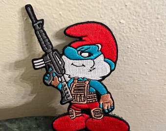 Taktisk Papa Broderad Tygmärke