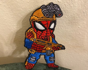 Tactical Spiderdude  ( Embroidered Patch ) Velcro