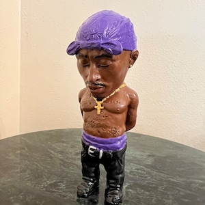 Purple Tupac Sculpture