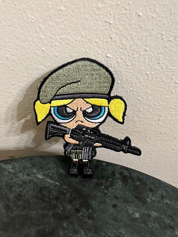 Tactical Girl Embroidered Patch