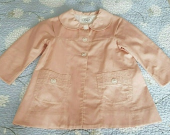 Chloe Ragazza Cappotto Giacca Beige Taglia 2 anni