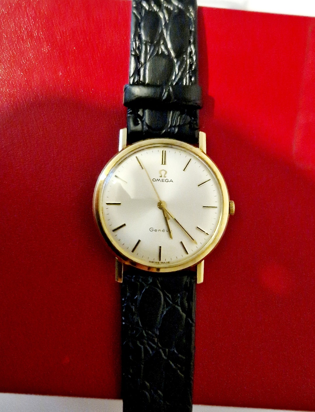 Men's 9ct Omega Geneve Wristwatch Etsy UK
