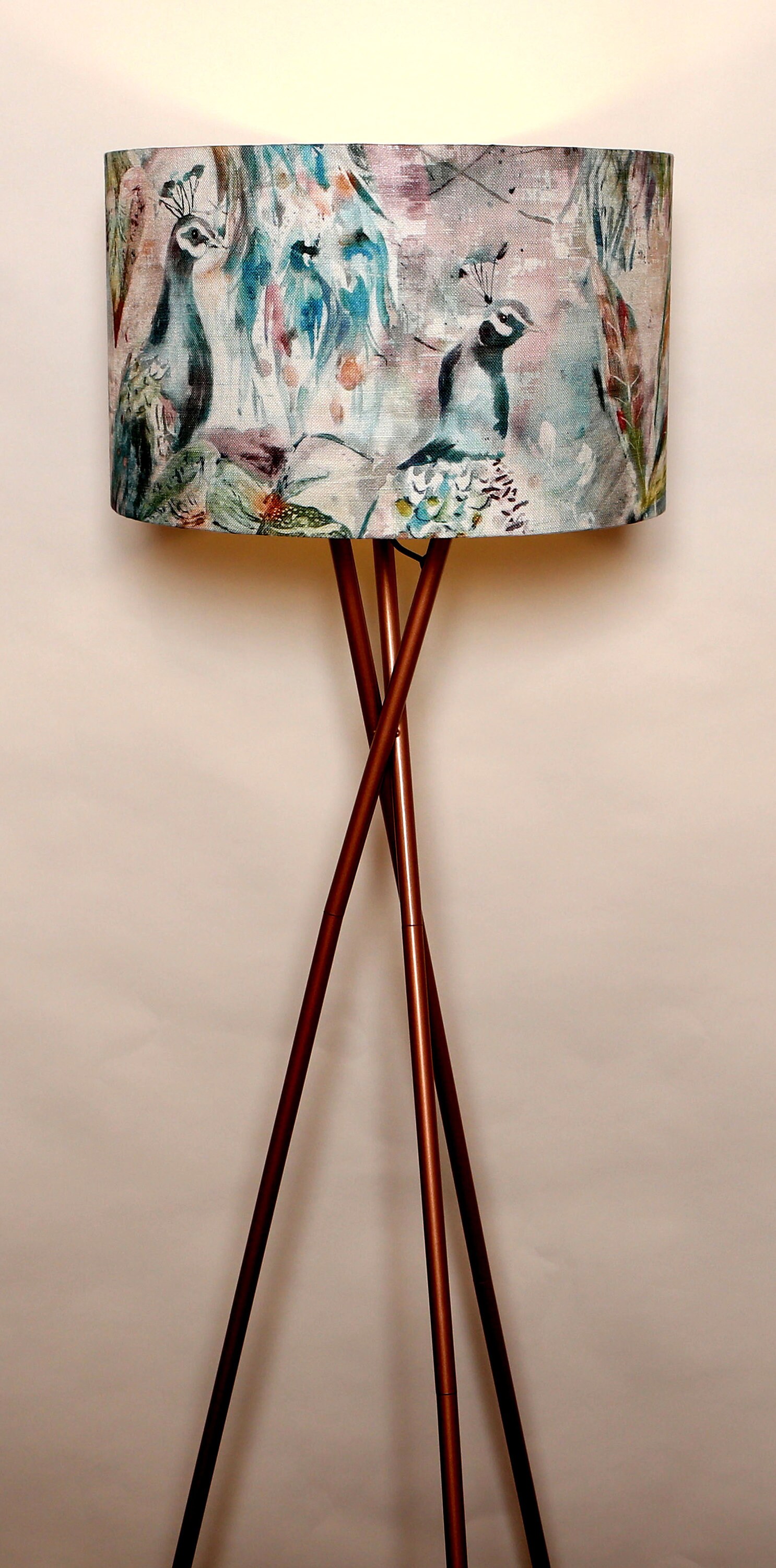 Voyage Maison Peacock lampshade ceiling pendent Handmade Etsy