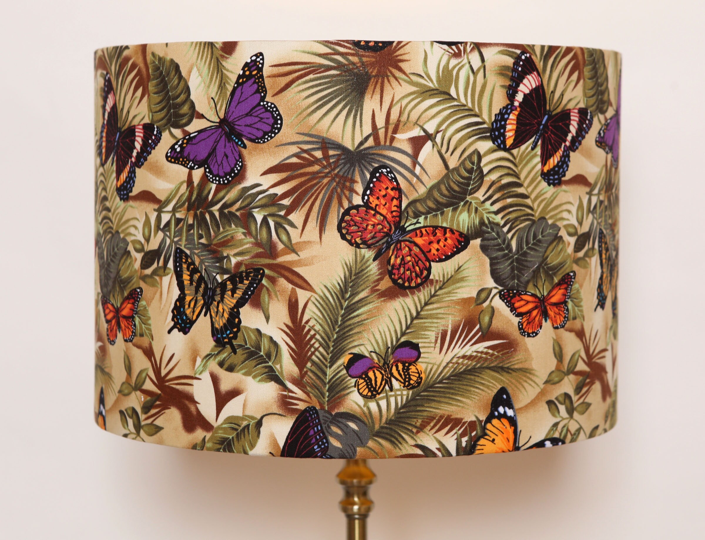 Handmade Butterfly lampshade Ceiling pendant Colourful Etsy