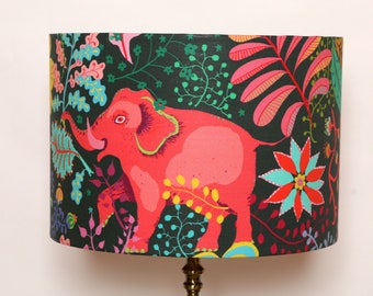 Lampshade , Handmade, Elephant, Colourful, Handmade, Bespoke