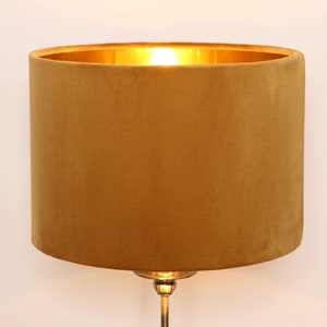 Prachtige goudfluwelen velours lampenkap/plafondhanger Handgemaakt op maat gemaakt valentijnscadeau voor thuis Modern eigentijds