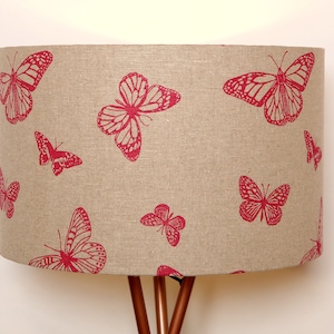 OFFER of the MONTH***Modern Contemporary lampshade, Butterflies, Bespoke, Handmade
