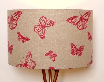 OFFER of the MONTH***Modern Contemporary lampshade, Butterflies, Bespoke, Handmade