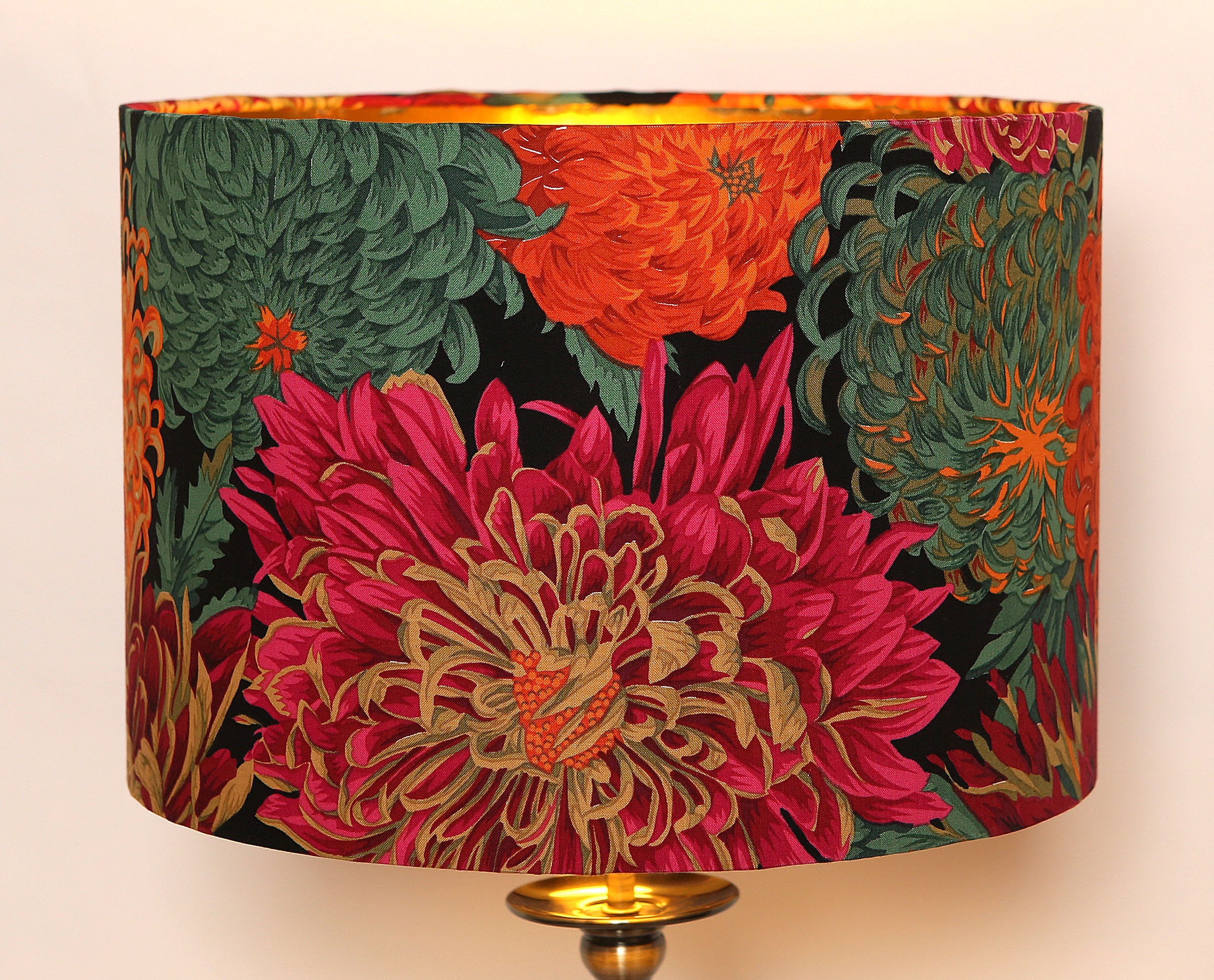 Floral on sale lamp shades