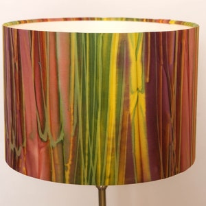 Handmade; Kaleidoscope Stripe Lampshade, ceiling pendant; Modern Contemporary