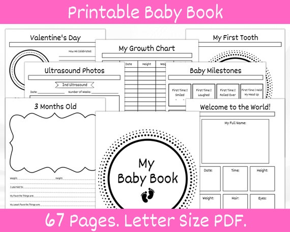 Baby’s Monthly First Year - All Photo Books