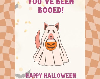 You’ve Been Booed Printable | Halloween Boo Kit Digital Download | Neighborhood Boo Basket Tags | Halloween Activity for Kids & Adults