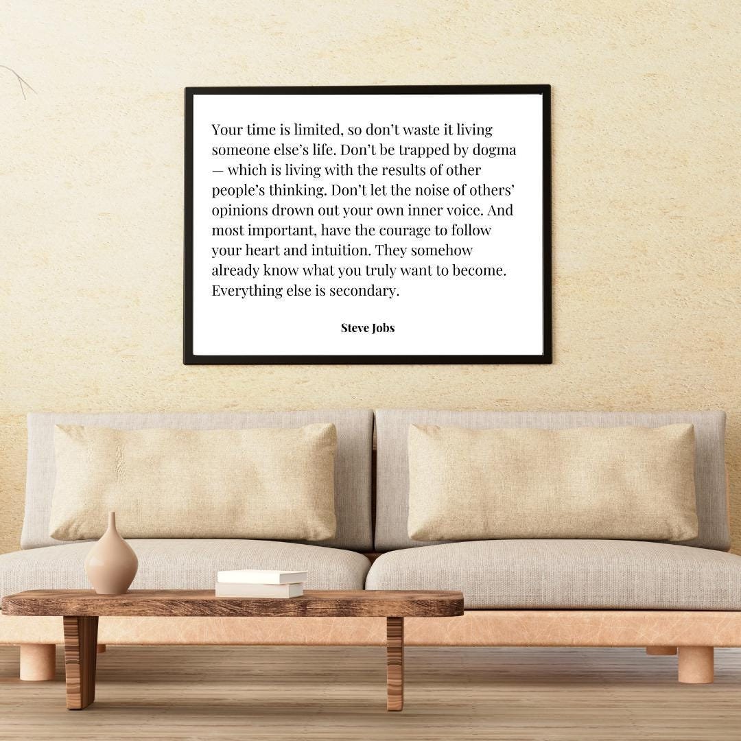 スティーブ・ジョブズのポスター、Appleのスティーブ・ジョブズ、スティーブ・ジョブズの名言、スティーブ・ジョブズのプリント、スティーブ・ジョブズ のウォールアート、スティーブ・ジョブズのアート、モチベーションを高める言葉 - Etsy 日本, image size:1080x1080