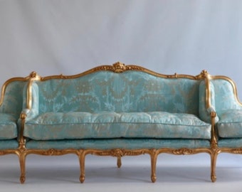 Stunning Louis XV French style sofa