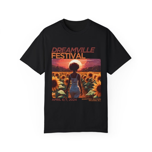 PREMIUM Dreamville 2024 Festival Dorothea Dix Park Raleigh, NC Sunflower Field J. Cole Nicki Minaj SZA Concert Merch