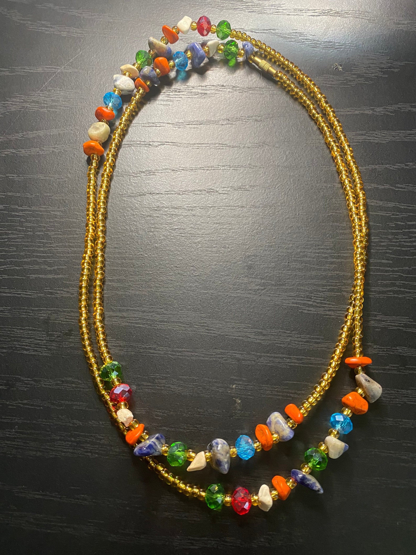 Waist Beads From Ghana With Crystals Etsy