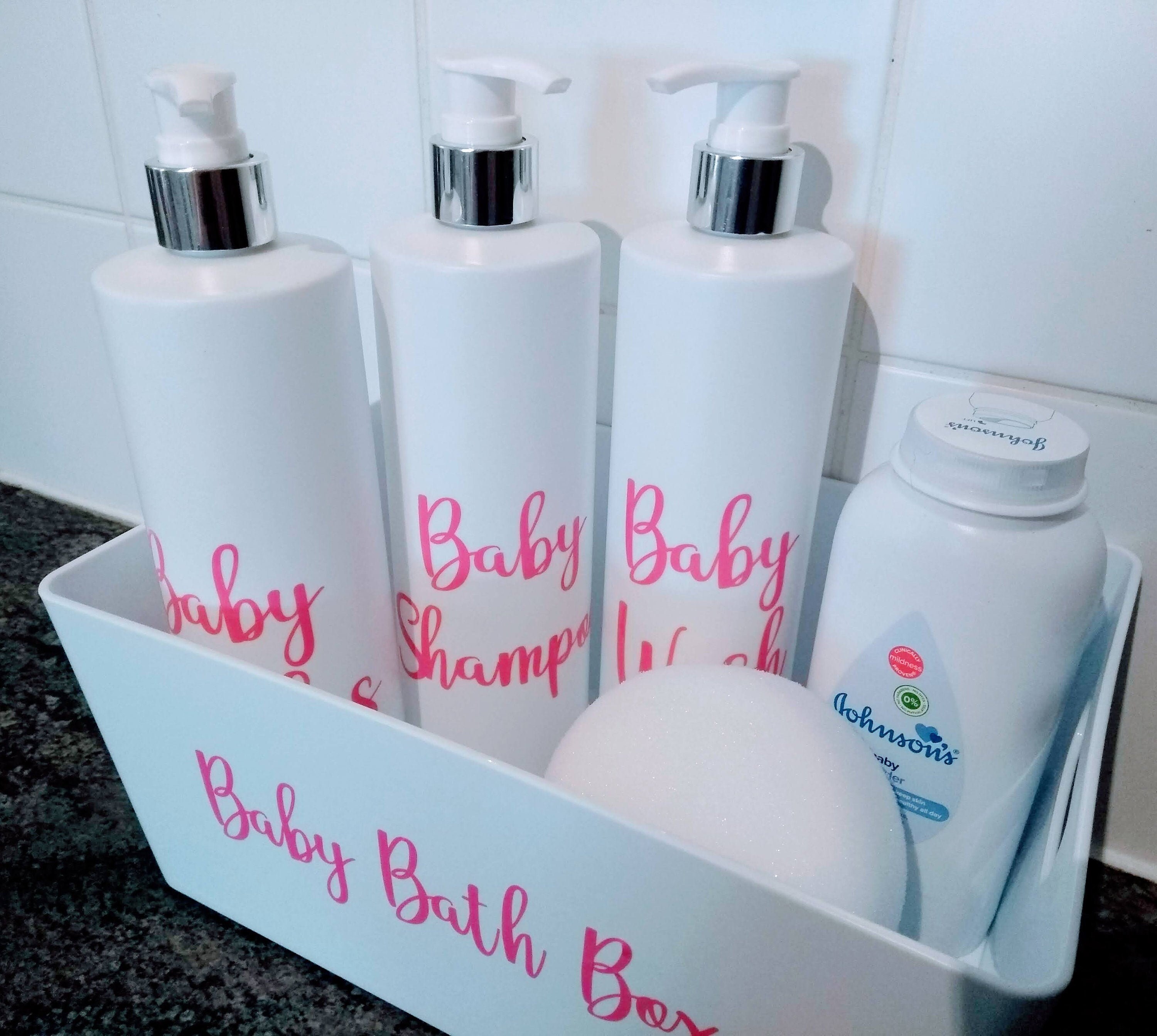 Personalised Baby Bath Box perfect new baby gift Etsy