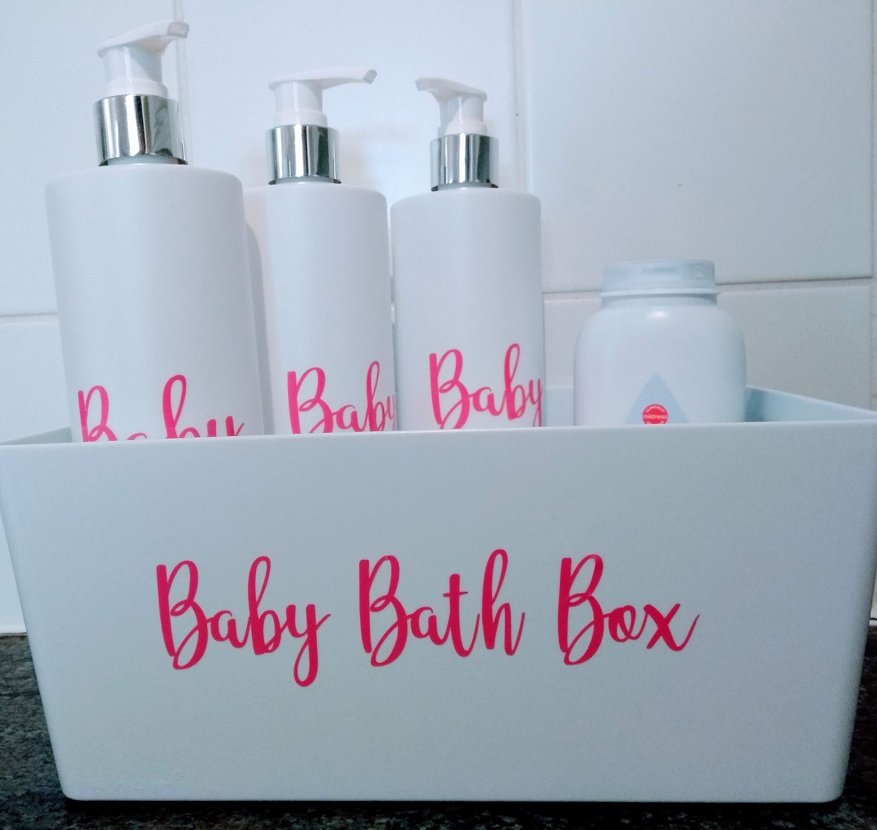 Personalised Baby Bath Box perfect new baby gift Etsy