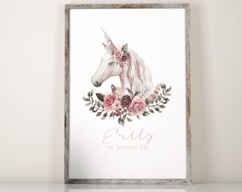 Unicorn Wall Art | Etsy