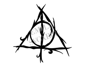 Download Deathly Hallows Svg Etsy