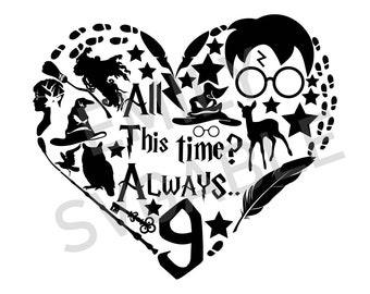 Download Harry Potter Heart Svg Etsy