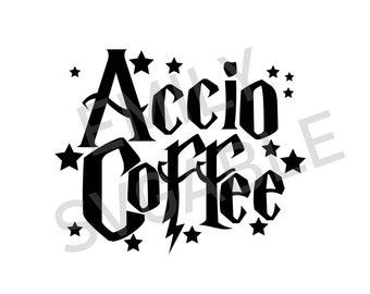 Download Accio Coffee Svg Etsy