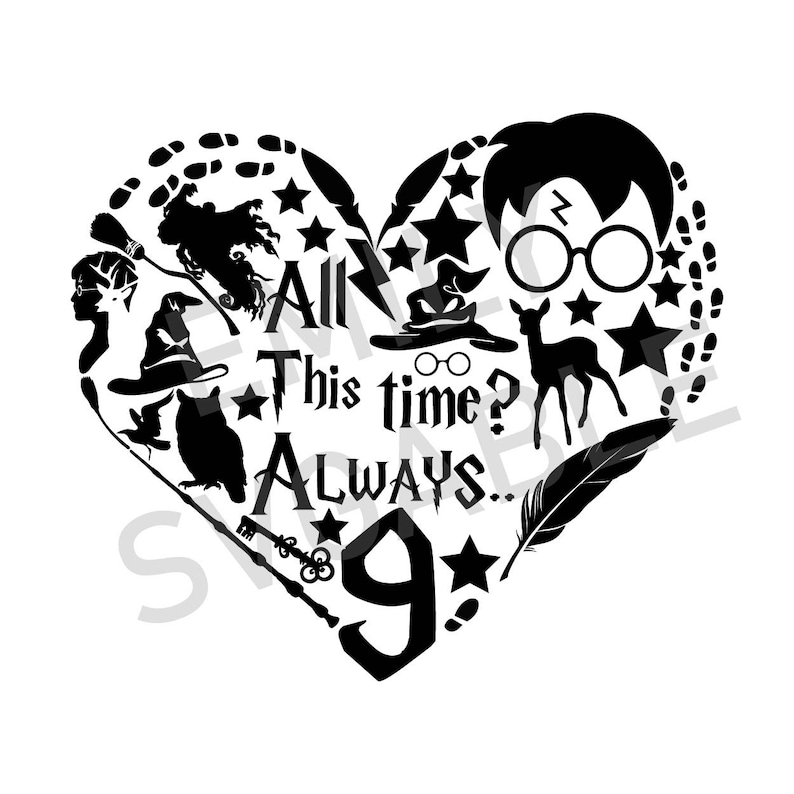 Download Always Heart SVG Harry Potter SVG | Etsy