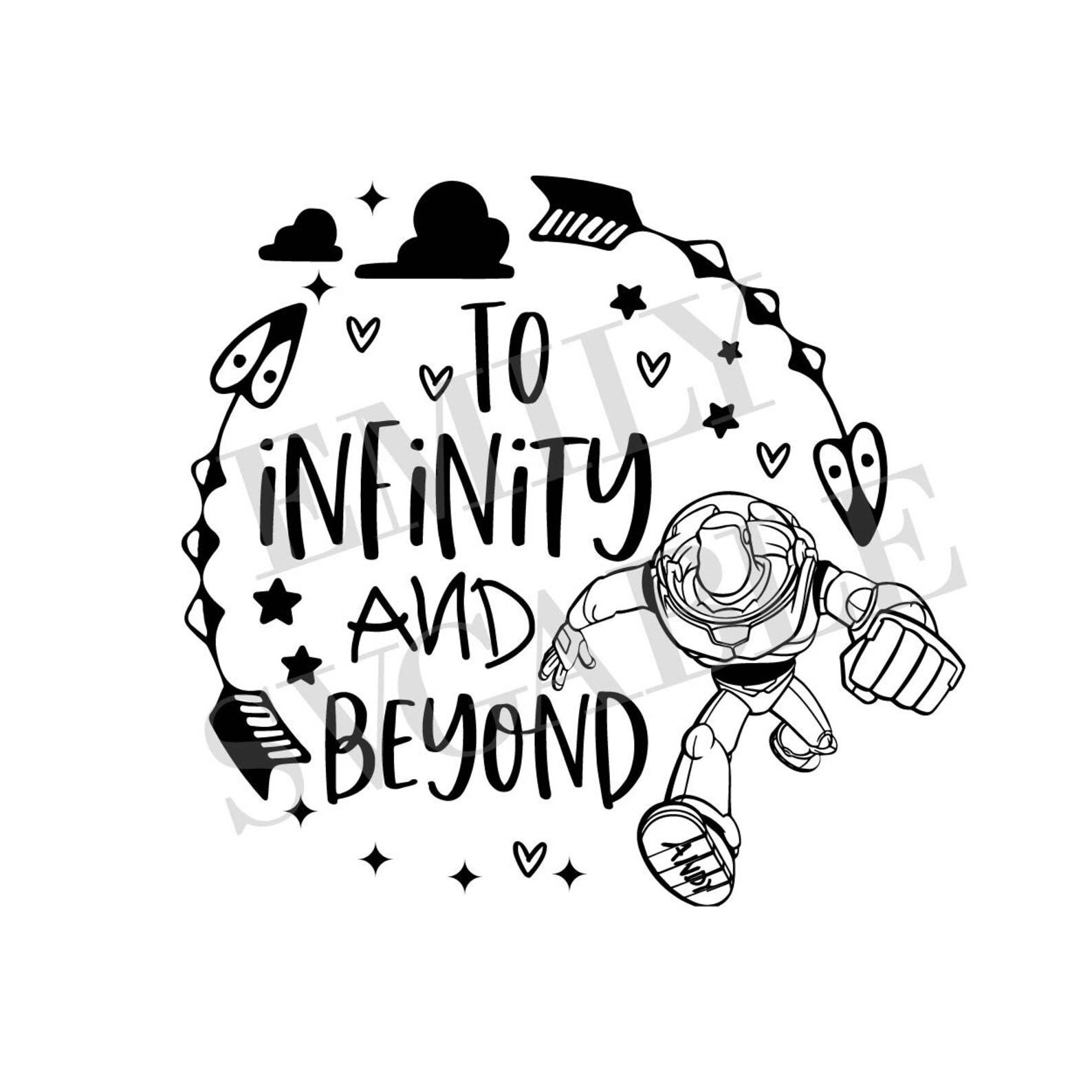To Infinity and Beyond SVG Disney SVG | Etsy