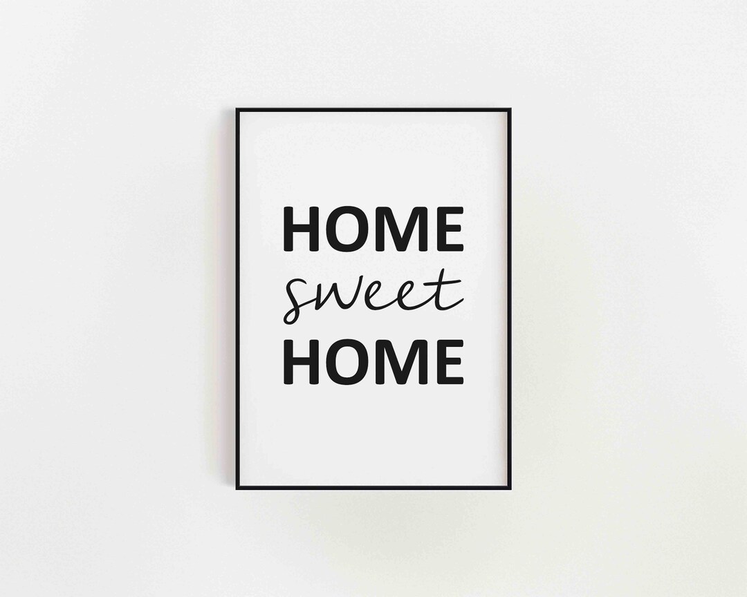Sweet Home Printable, Wall Decor, Room Decor, Bedroom Print, Kitchen ...