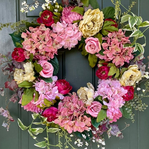 Summer Wreaths Wreaths for Summer 30 Inch Large Wreath Etsy