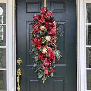 Large Swag Wreath, XL Swag Wreath, Christmas Wreath, Christmas Swag, Wreath for Christmas, Front Door Wreaths for Christmas, Winter Swags