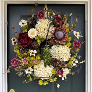 Spring Wreaths, Wreath for Spring, XL Wreath, Large Wreath, Front Door Wreaths, Winter Wreaths, Fall Wreaths, Everyday Wreath